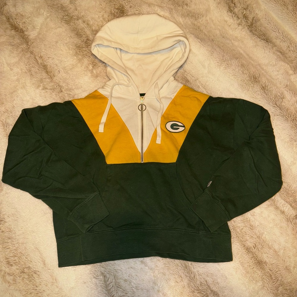 Green Bay Packers Green and Gold Hoodie